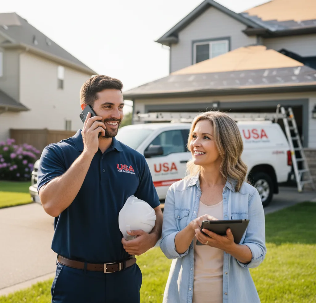 USA Roof Repair Experts customer support in Batavia